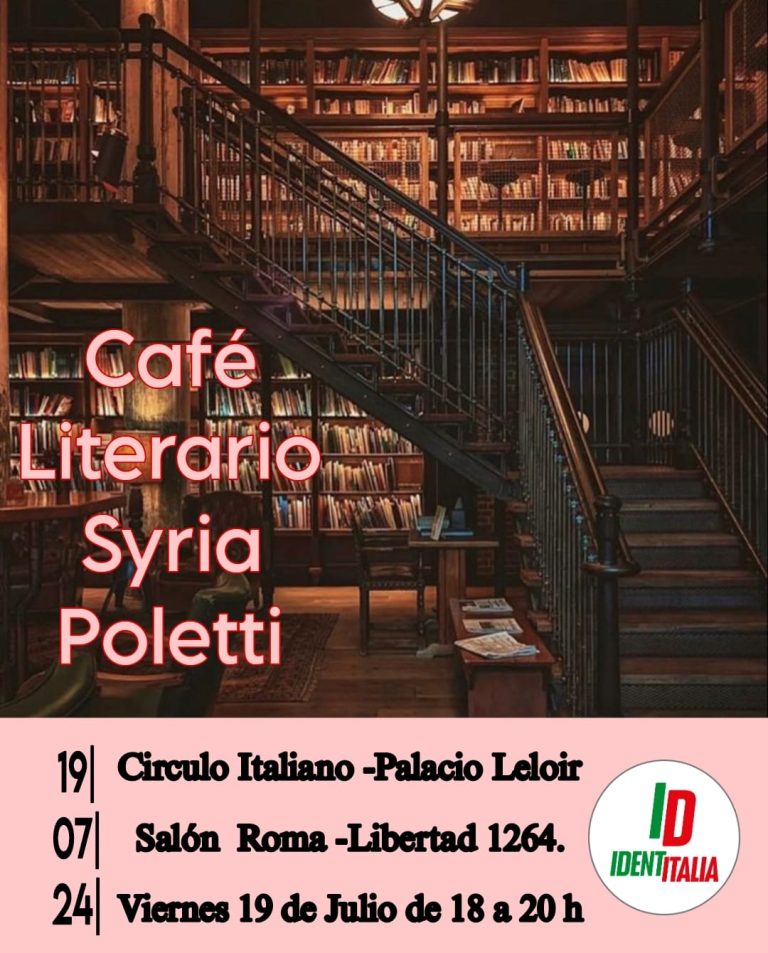 CAFE LITERARIO » SYRIA POLETTI»